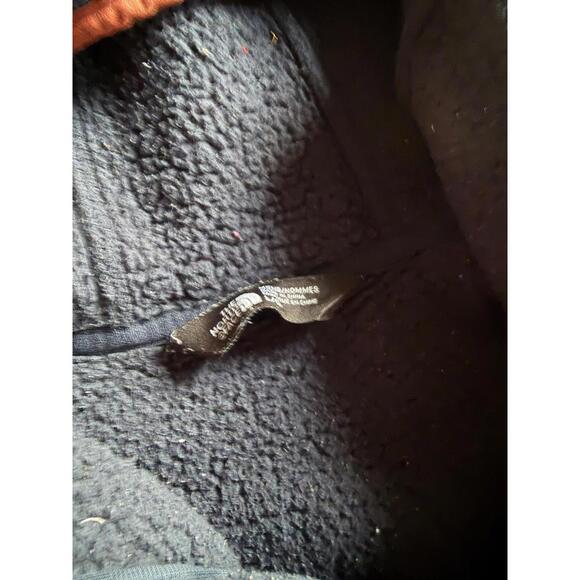 North Face Hooded Quarter Half Zip Heavy Fleece Jacket Sz L - Picture 4 of 4